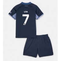 Tottenham Hotspur Son Heung-min #7 Auswärts Trikotsatz Kinder 2023-24 Kurzarm (+ Kurze Hosen)